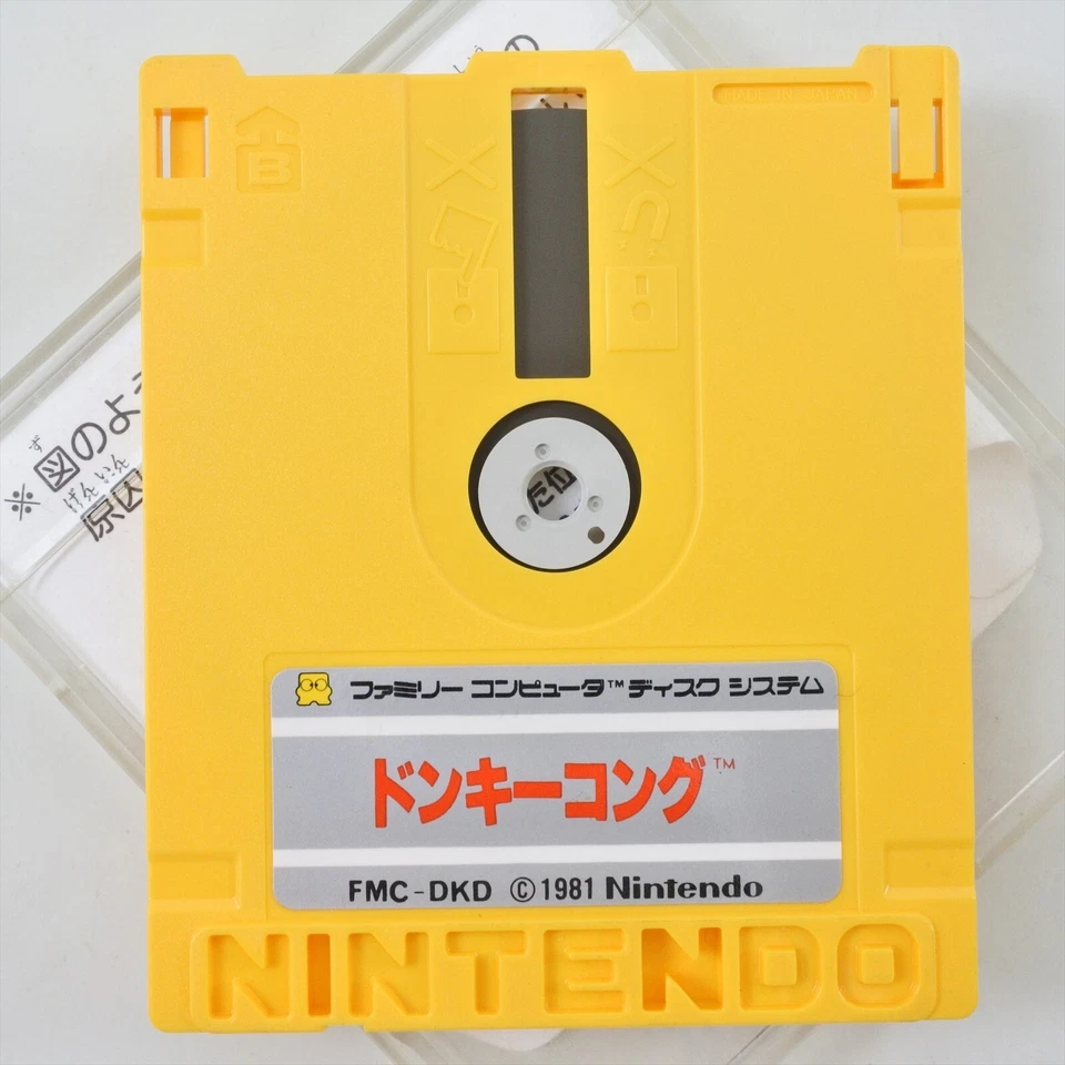 GOONIES / DONKEY KONG Rewriting Disk Only Nintendo Famicom Disk 1760 dk - Image 2 of 4