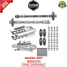 MAZDA SKYACTIVE 2.2L DIESEL INTAKE+EXHAUST CAMSHAFTS WITH ENGINE REBUILD KIT NEW