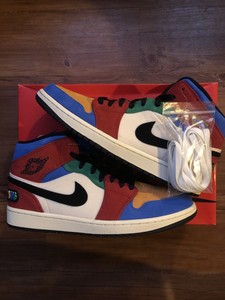 grå air jordan 1