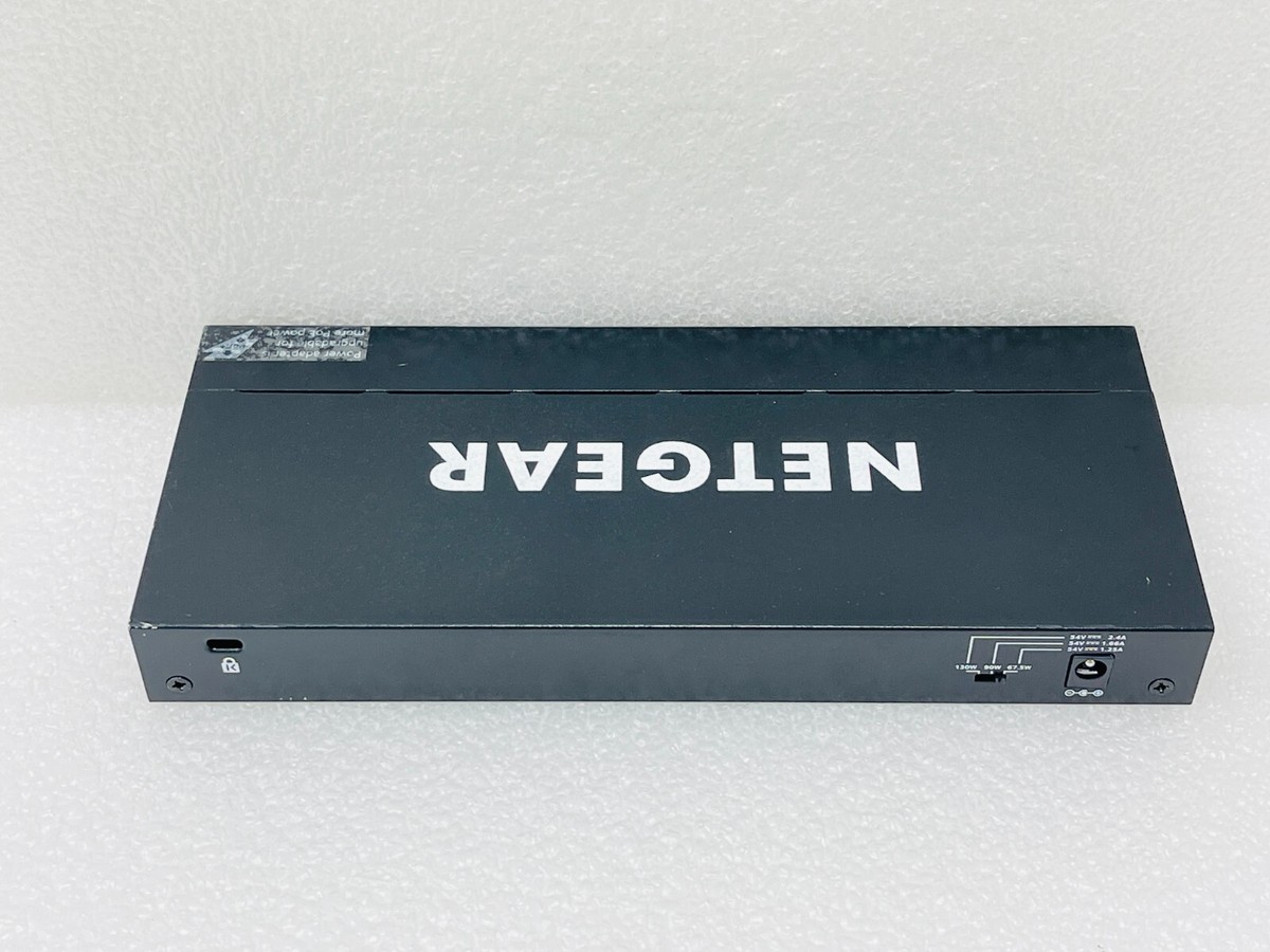 NETGEAR GS308PP 100 Mbps 8 Port Gigabit Ethernet Unmanaged PoE