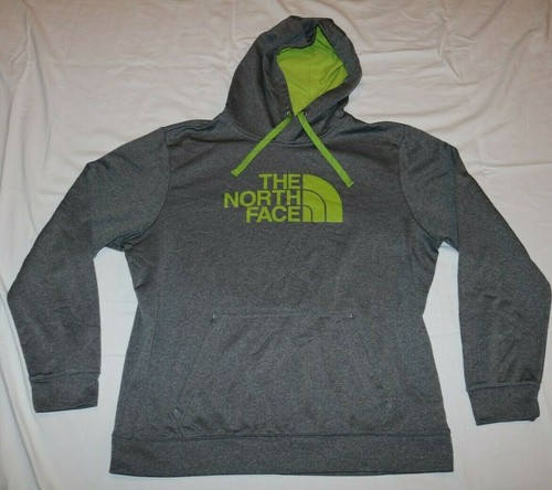 Pullover Grey Hoodie w/ Neon Green Logo 