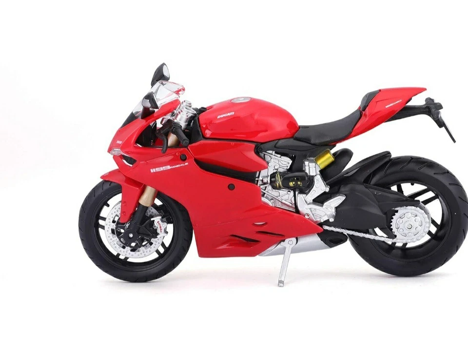Modell 1:12 DUCATI PANIGALE Maisto Motorrad Metall Geschenk Geburtstag... - Bild 4 von 4