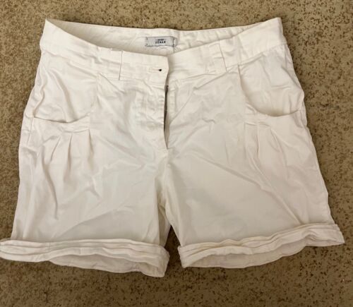 Ladies Cotton 4-Pockets Cuffed Italy Shorts Size S - image 1