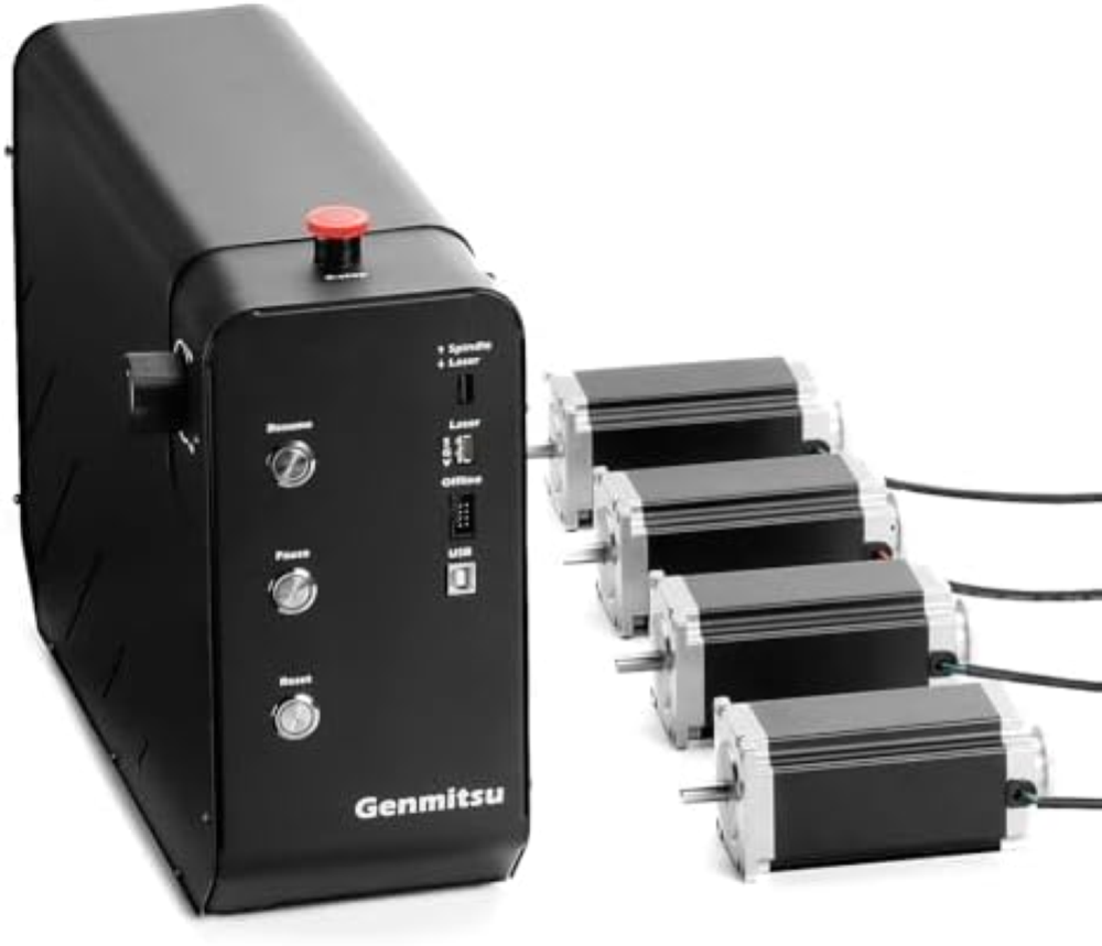 Genmitsu DM542 Driver CNC Control Box con 4PCS Nema 23 112 millimetri motori pas
