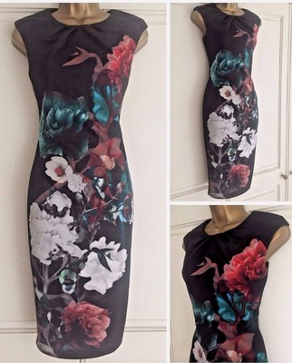 coast red scuba dress