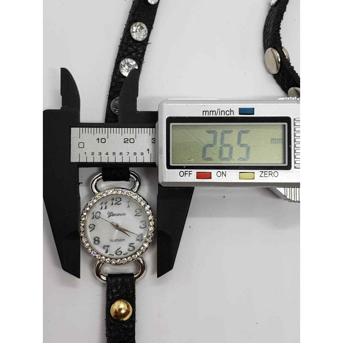 Geneva Platinum NO:9540 LC. Black jeweled and studded wrap  display picture 1