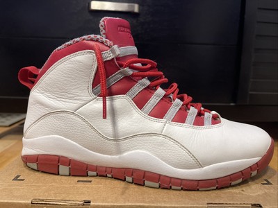 Nike Air Jordan 10 Retro Red Steel Mens 