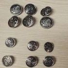 Nice Vintage Metal Button, GREAT CREST PATTERN(Lot 12 ) 6 Small 6 big.
