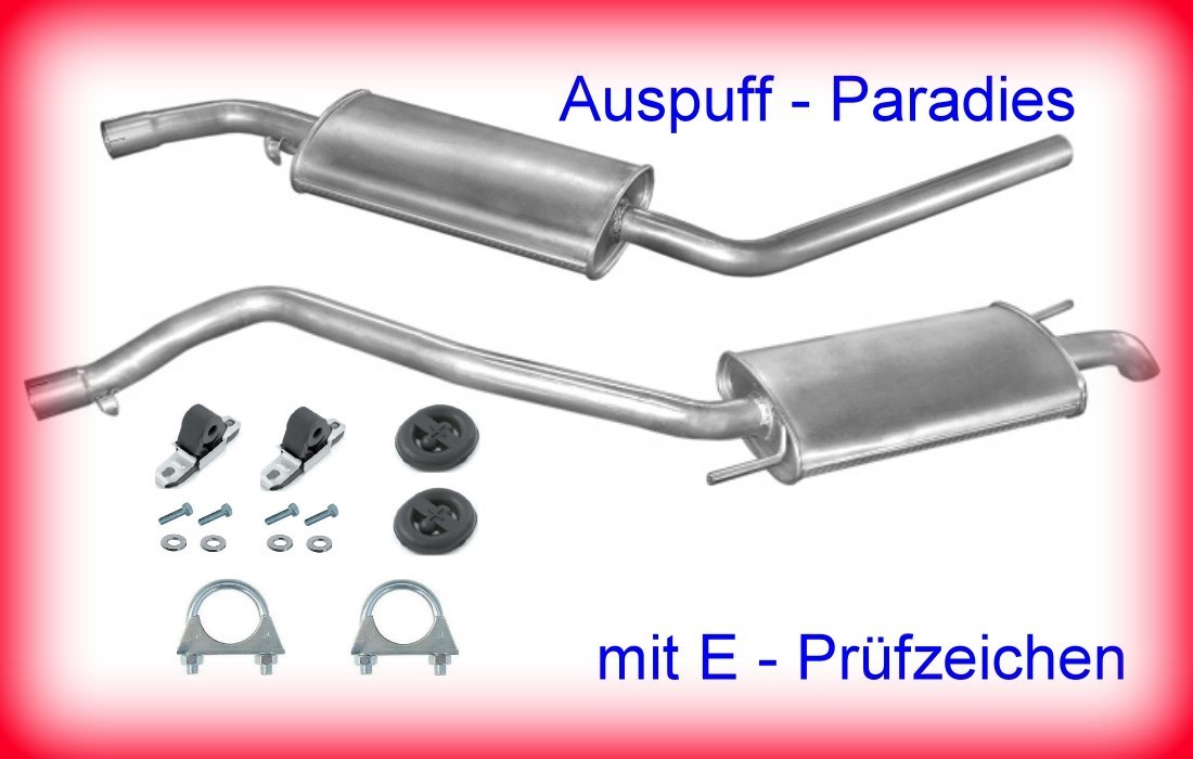 Remus Edelstahl Sportauspuff Peugeot 406 Coupe 102mm Rund