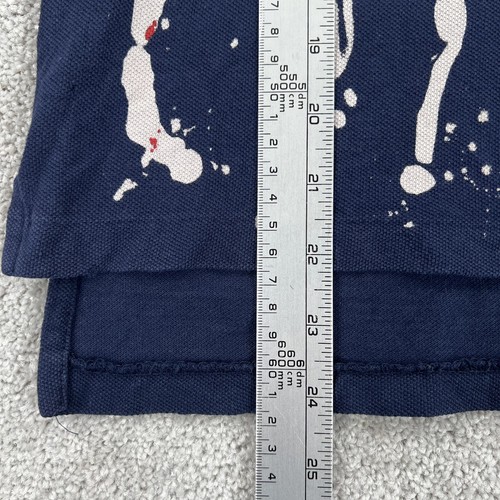 Vintage Polo Ralph Lauren Shirt Boys Small Big Pony Graphic Red White Blue USA - Picture 5 of 15