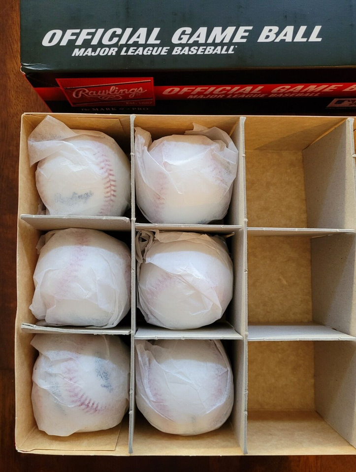 6 Official MLB Major League Baseball Rawlings Half Dozen eBay