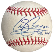 Sean Casey Autographed Official Major League Baseball W/ The Mayor Insc