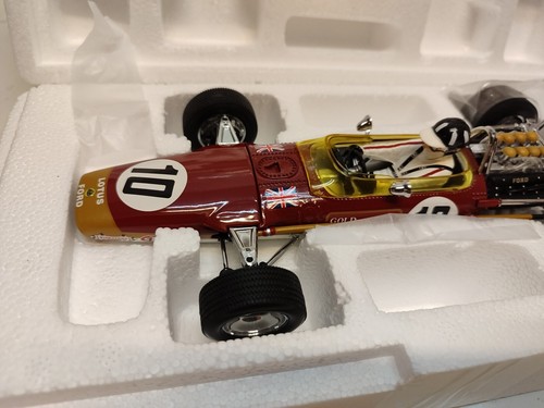 QUARTZO 1:18 LOTUS 49 SPANISH GRAND PRIX WINNER 1968 #10 GRAHAM HILL - Foto 10 di 17
