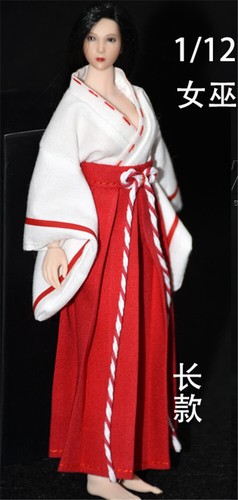 1:12 Female Witch Uniform Kimono Dress Clothes For 6inch Phicen TBL Figure Body - Picture 1 of 6