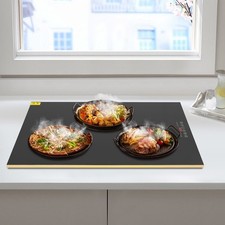 Electric Food Warming Tray Hot Plate Dish Warmer Display Adjustable Temperature