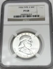 SILVER 1956 P PF68 FRANKLIN HALF DOLLAR GRADED NGC 50C P MINT COIN TYPE 2!!!