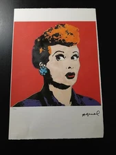 ANDY WARHOL Numbered Litho Poster 15x22,5" POP ART