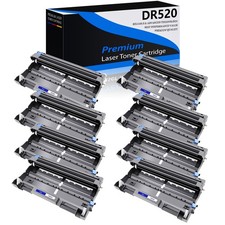 8PK Black DR520 Drum Unit for Brother DR-520 HL-5250DNLT HL-5250DNT HL-5250DN