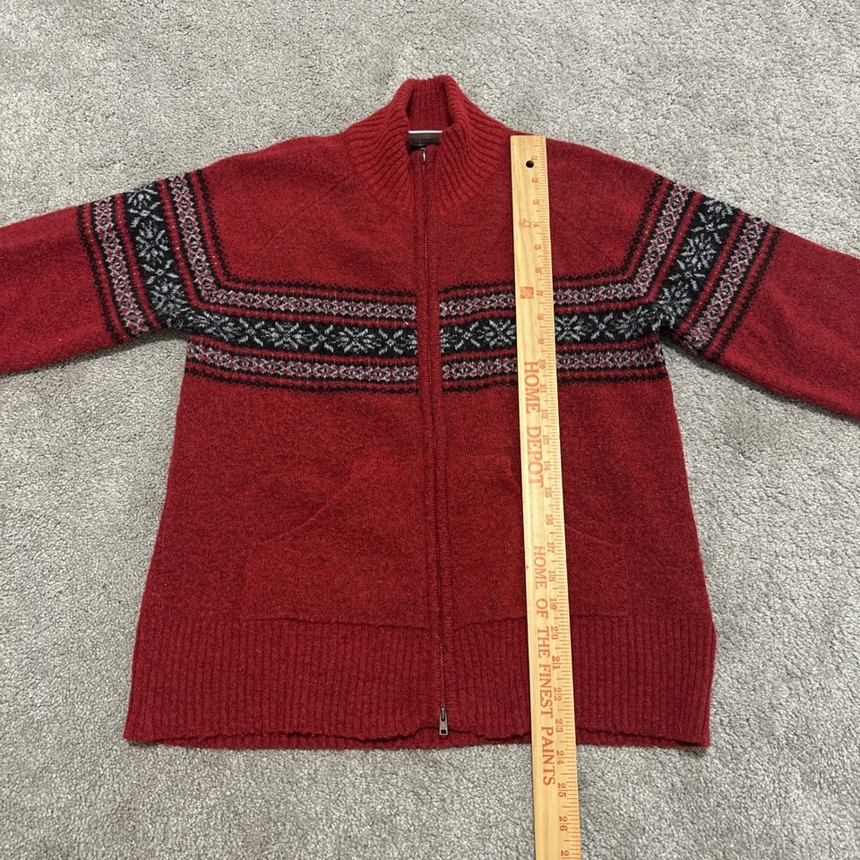 Columbia XCO Mujer Talla Pequeña Mezcla de Lana Fair Isle Cremallera Suéter Chaqueta Gorpcore Foto 4 de 4
