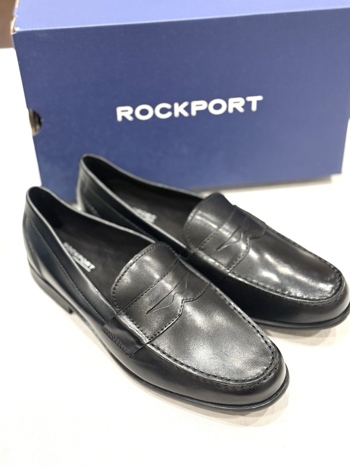 SAOLA Rockport Keaton Penny CI8839 scarpe eleganti da uomo colore nero taglia 8
