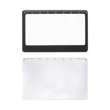 Credit Card Size Magnifier Ultra-thin Wallet Magnifier 3 Times Magnifying Glass