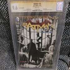 BATMAN (NM-) ISSUE #23, ZERO YEAR, THE NEW 52: 2013 CGC SS 9.6 Signed Gary Frank