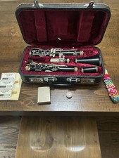 Vintage Clarinet W/ Case Untested Parts 