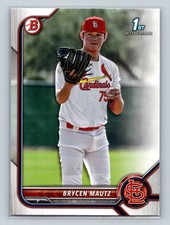 2022 Bowman Draft 1st Edition #BD-124 Brycen Mautz