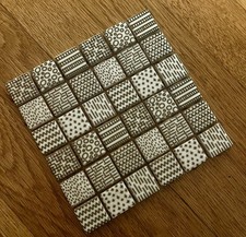 Ceramic Abstract Tiles / Sheet Of 36