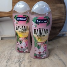 2 Pack Softsoap - Body Wash - BAHAMA BREEZE Magnolia Peony - 20 oz