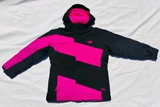 The North Face Girls XL 18 Brianna Insulated Ski Jacket Pink Black HyVent