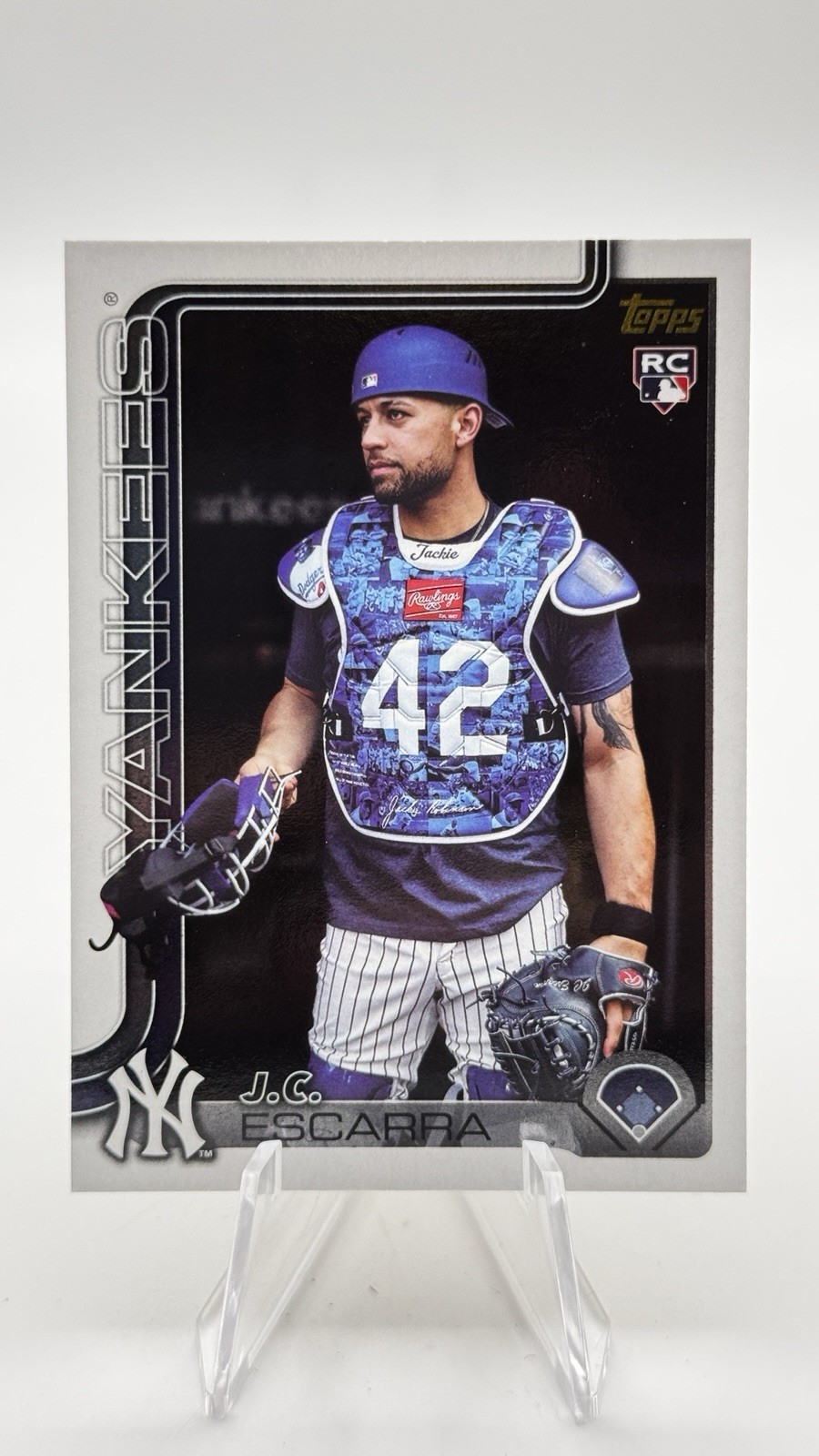 2025 Topps Update Series - J.C. Escarra #US96 Golden Mirror Variation (RC)