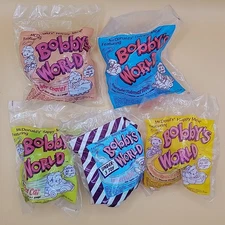 BOBBY'S WORLD - VINTAGE New 1994 MCDONALD'S HAPPY MEAL TOYS - COMPLETE SET OF 5