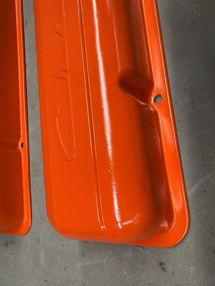 1959-1967 Chevy Impala Chevelle Nova 283 327 tampa de válvula de script BelAir Camaro V8 - Imagem 2 de 4