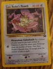 Pokemon Team Rockets Meowth 18 Black Star Promo HP Vintage Card Non Holo Ex