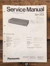 Technics SH-253 Graphic Equalizer  Service Manual *Original*