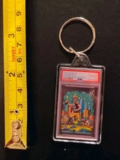 Jordan Love Black Downtown PSA10 Style Keychain