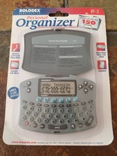 Rolodex Electronics Personal Organizer RF-3 Stores 150 Items New