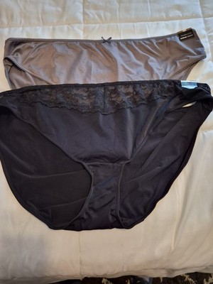 Avenue Body Plus Panties Lot Of 2 Blk,grey. SZ 30/32--5X NWT Nylon.