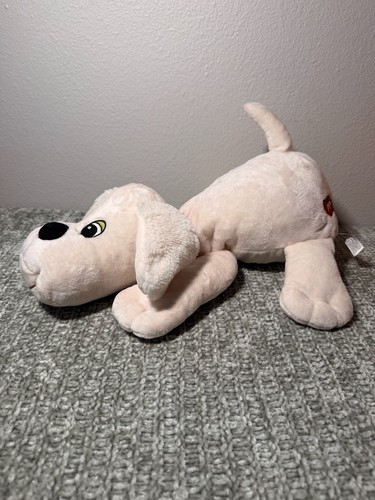 Pound Puppies Cream White Puppy Plush Stuffed Animal