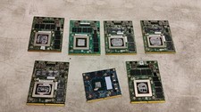 Lot of 7x Mixed Laptops Graphics Video Cards Nvidia UNTESTED