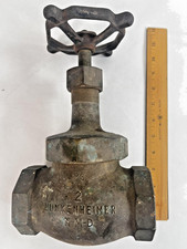 Vintage STEAM Lunkenheimer 2.25" Globe Valve Fig 12340 MS 150 SP 300 GLP USA