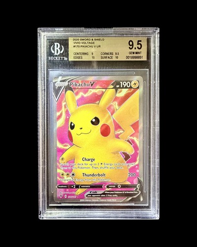Pikachu V graded BGS 9.5 for sale on eBay