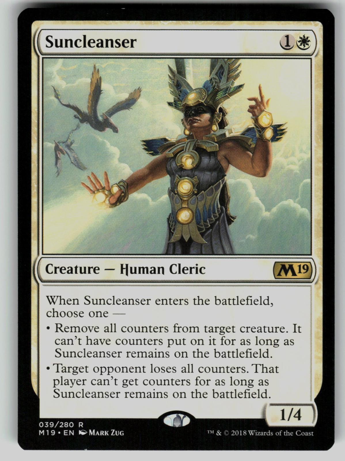 Suncleanser 39 Core Set 2019 Magic: The Gathering Rare