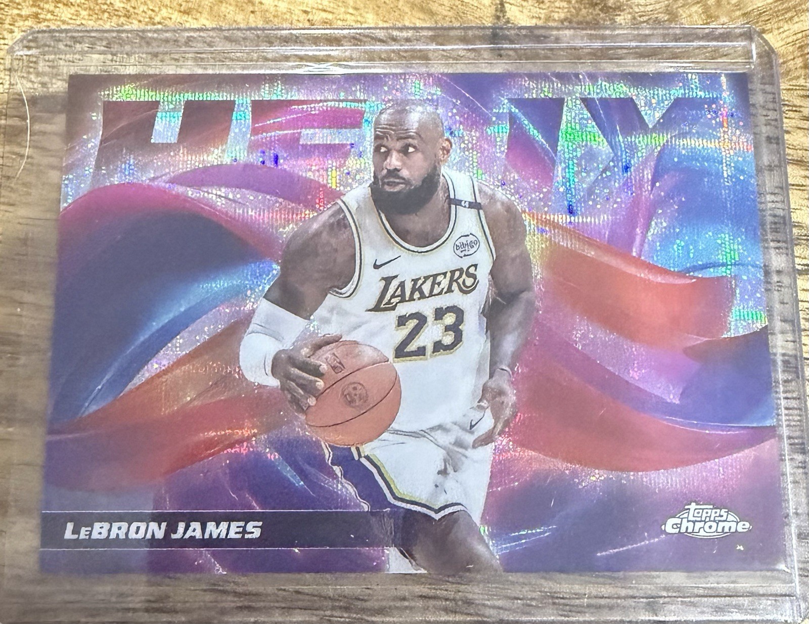 Topps 2025 Chrome Helix Case Hit  LeBron James H-1 Lakers Basketball NBA