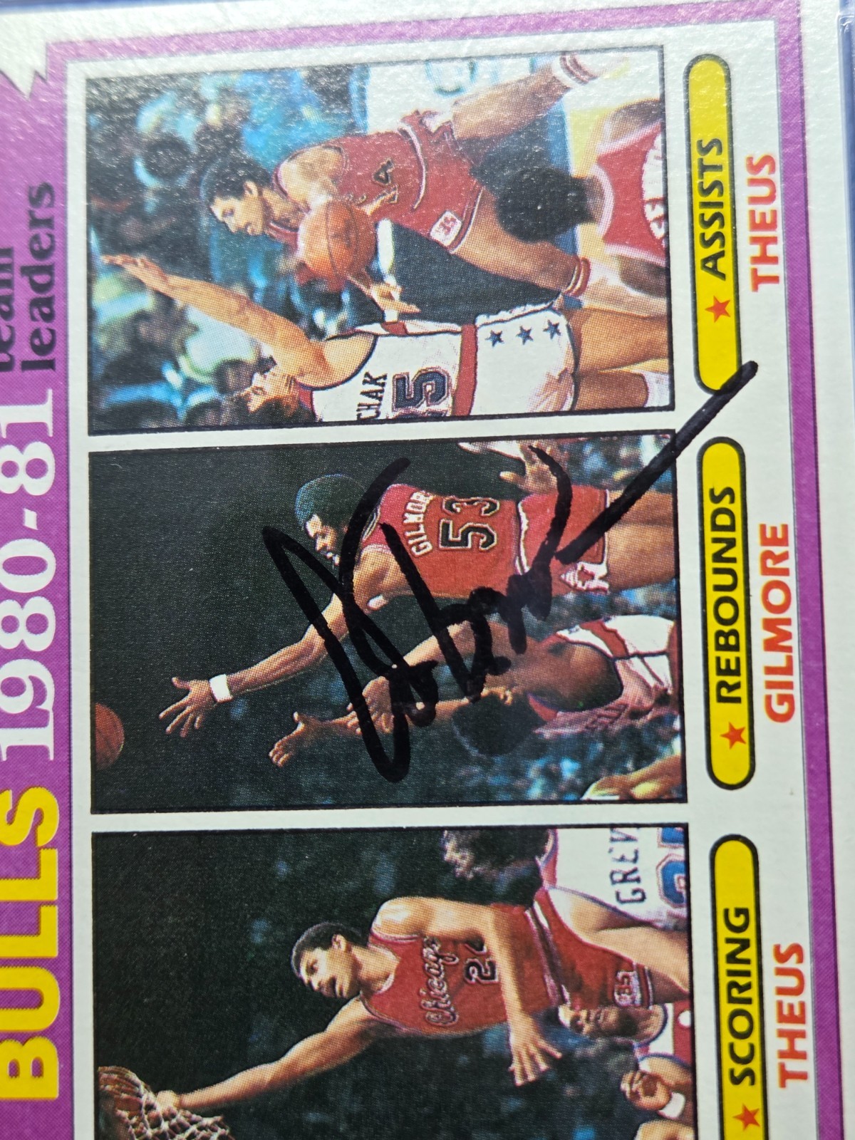 ARTIS GILMORE Autograph PSA DNA card CHICAGO BULLS Basketball auto #46 view 3