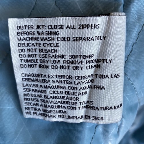 Abrigo para mujer ZEROXPOSUR talla pequeña azul resistente al viento - Imagen 9 de 9