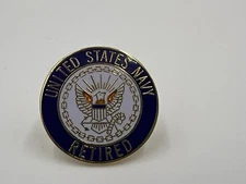NEW Mitchell Proffitt 1" United States Navy Retired Lapel Hat Pin