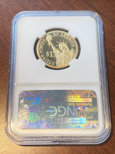 2010 S Franklin Pierce Presidential Dollar $1 NGC PF70 Ultra Cameo - Picture 2 of 2