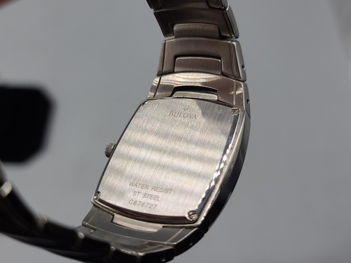 Bulova Men's Stainless Steel Watch C876727 -USED- ST175 | eBay